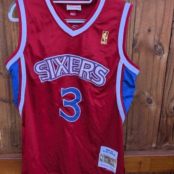 Allen Iverson 1996-97 Harwood Classics Mitchell & Ness Jersey - Picture 1 of 6